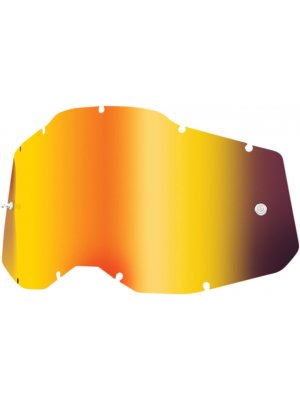 Слюда за очила 100% Gen2 Racecraft2; Accuri2; Strata2 - червена огледална